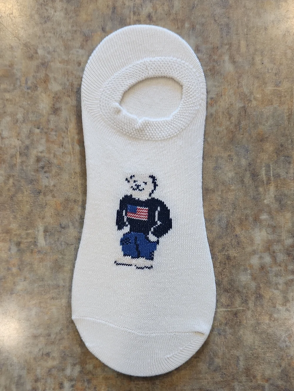 Patriotic Bear No-show Socks 5 Pack